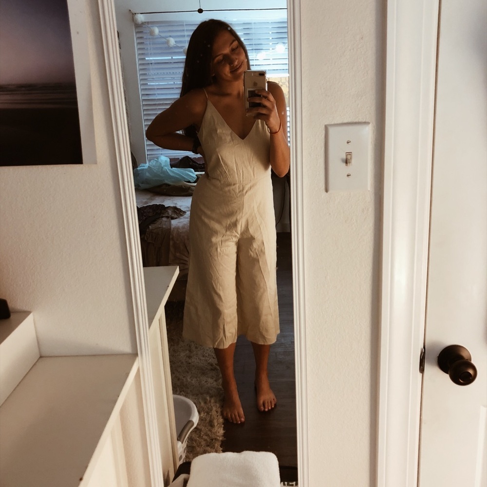 linen jumpsuit